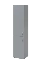 NN 5 - 42D skříň vysoká, 2-dveřová, levá, 1800x400x400, šedá